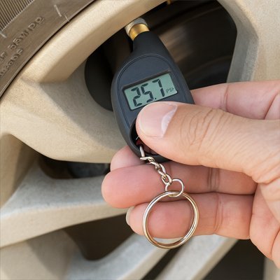 Manomètre pression pneu pression test