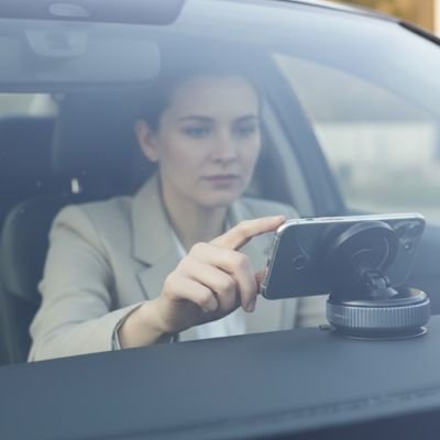 Support téléphone voiture Vue Conducteur