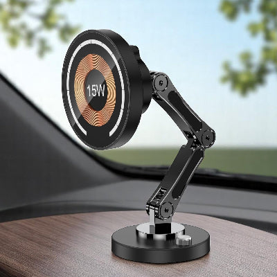 Support Téléphone Magnétique Voiture - MagSafePhoneStand™ - Avec Chargeur - Concept Car Média