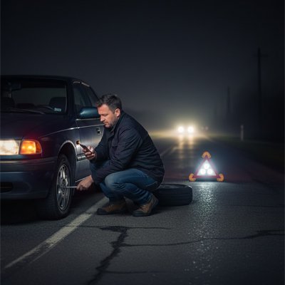 Triangle signalisation nuit