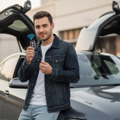 VOITURE ALARME homme montre bip alarme